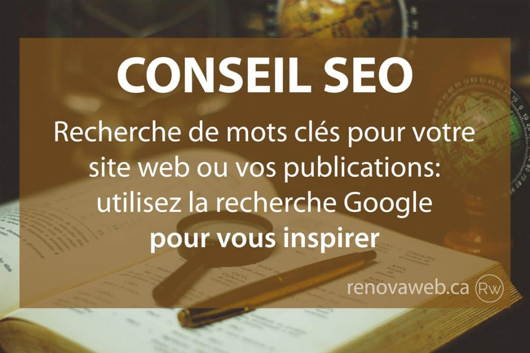 Recherche de Mots clés Référencement Web et SEO